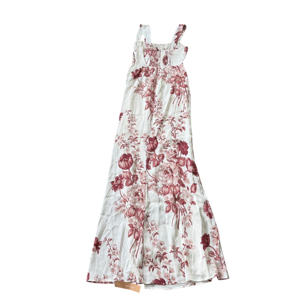 NEW Reformation Isolene Satin Dress Crista Floral - Picture 2 of 12